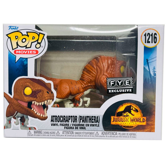 Funko POP! Jurassic World 3 Atrociraptor Panthera Películas exclusivas n.° 1216