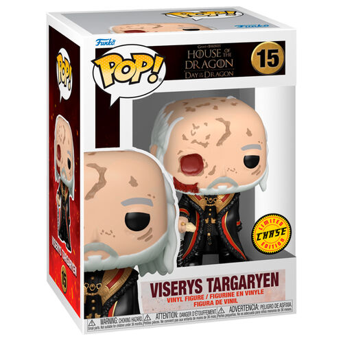 Funko POP! Televisión Juego de Tronos Casa del Dragón Viserys Targaryen Chase #15