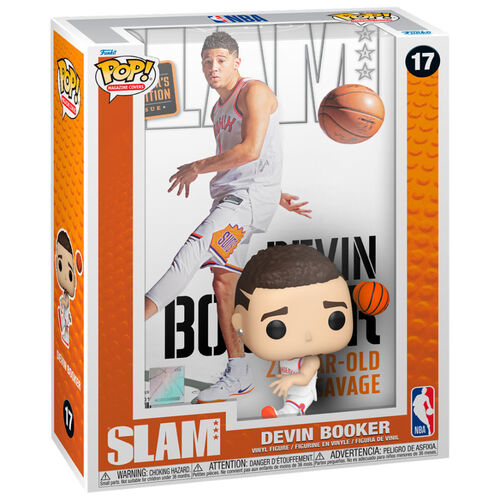 Portada de revista Funko POP! NBA Slam Devin Booker n.° 17