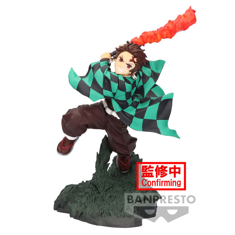 Figura Banpresto Demon Slayer Kimetsu no Yaiba Batalla Combinada Tanjiro Kamado 9cm