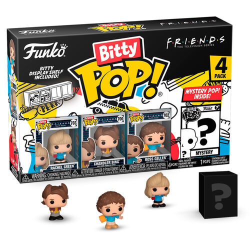 Funko Bitty Pop! Television Friends (Paquete de 4) Serie 1 (Rachel Green)