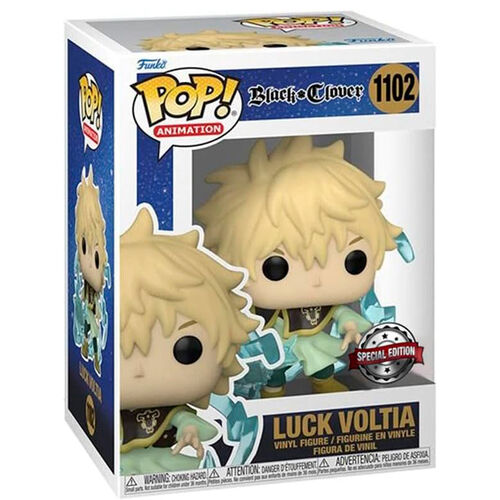 Figura Funko Pop! Black Clover Luck Voltia Exclusiva n.° 1102