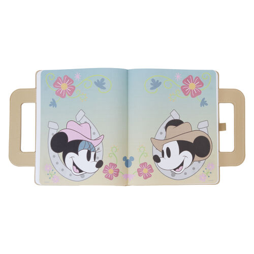 Libreta del oeste de Mickey y Minnie de Disney Loungefly