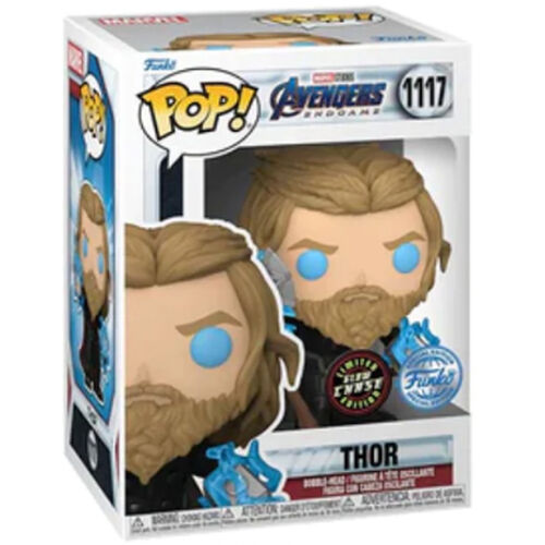Figura Funko Pop! de Marvel Avengers Endgame, Thor, exclusiva de Chase n.° 1117