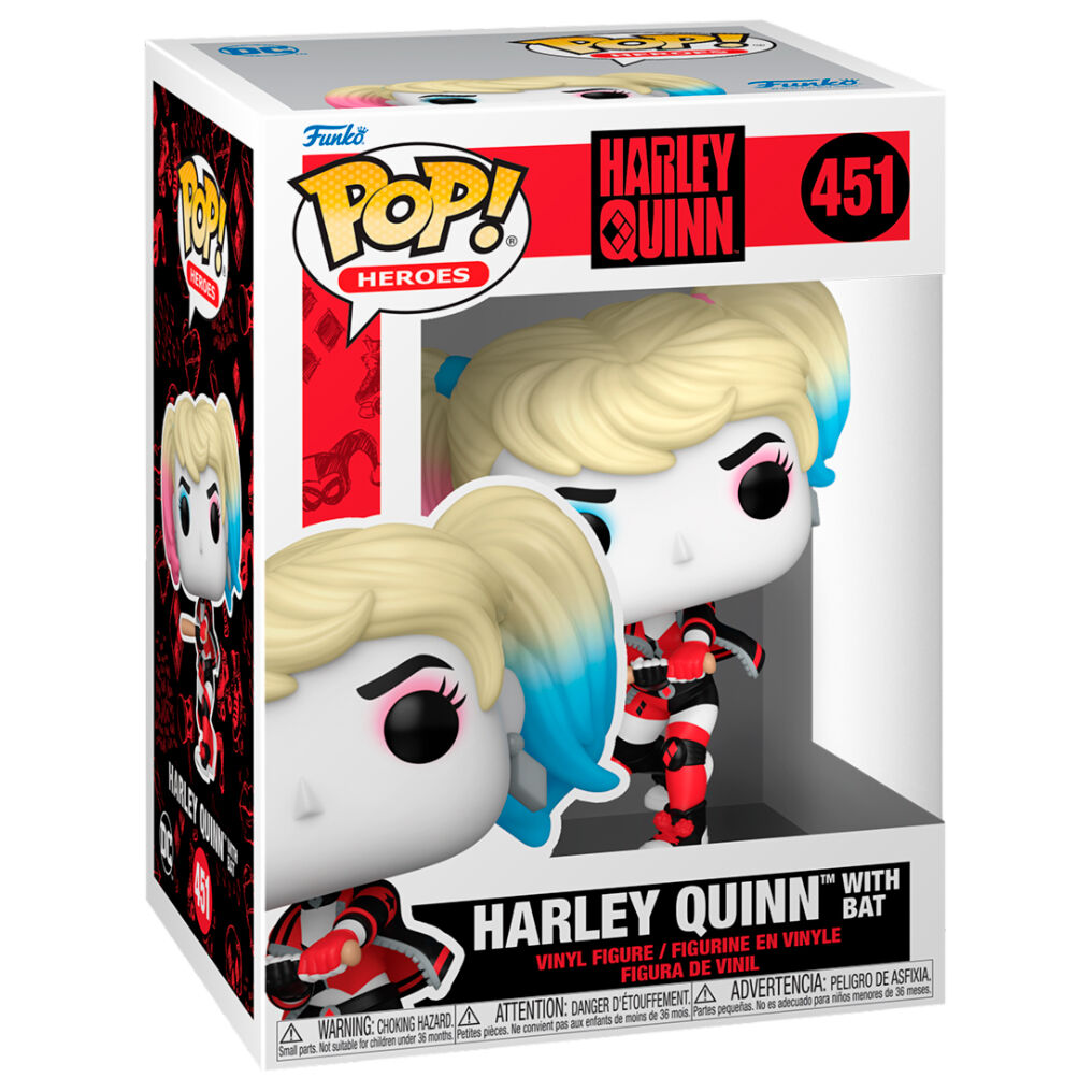 Funko Pop! DC Harley Quinn - Harley Quinn con Murciélago #451