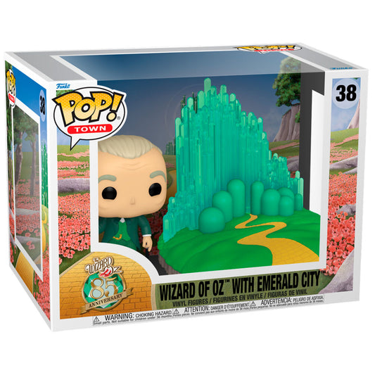Figura Funko POP! de la película El Mago de OZ - El Mago de Oz con Ciudad Esmeralda n.° 38