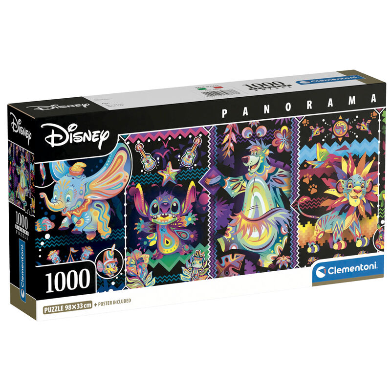 Clementoni Puzzle panorama Disney 1000 peças