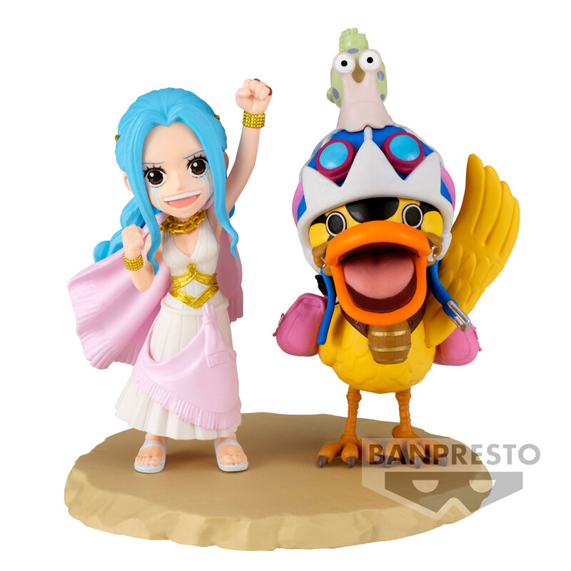 Banpresto Figure World Collectable Log Series Nefeltari Vivi & Karoo One Piece 7cm
