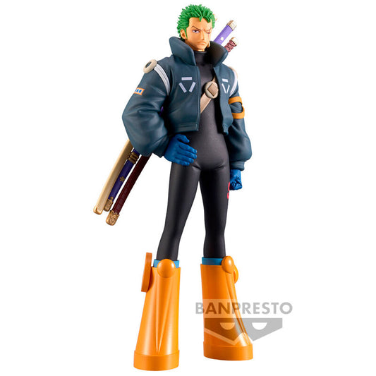 Figura Banpresto One Piece Egghead Roronoa Zoro Grandline Series 17cm