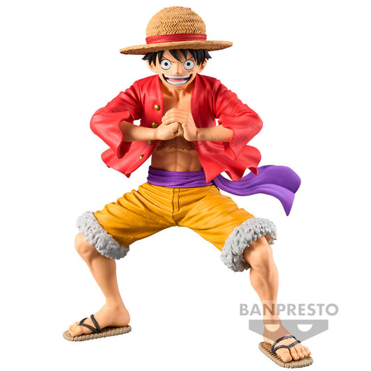 Figura Banpresto One Piece Monkey D. Luffy Grandista de 21 cm