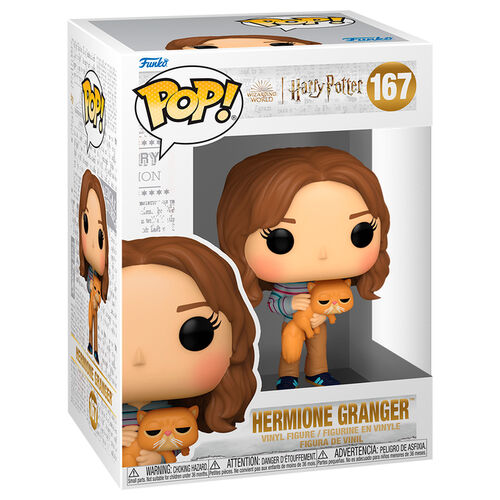 Figura Funko POP! de Harry Potter, Hermione Granger con Crookshanks n.° 167