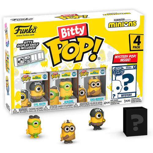 Funko Bitty Pop! Minions (Ojo, Matie)