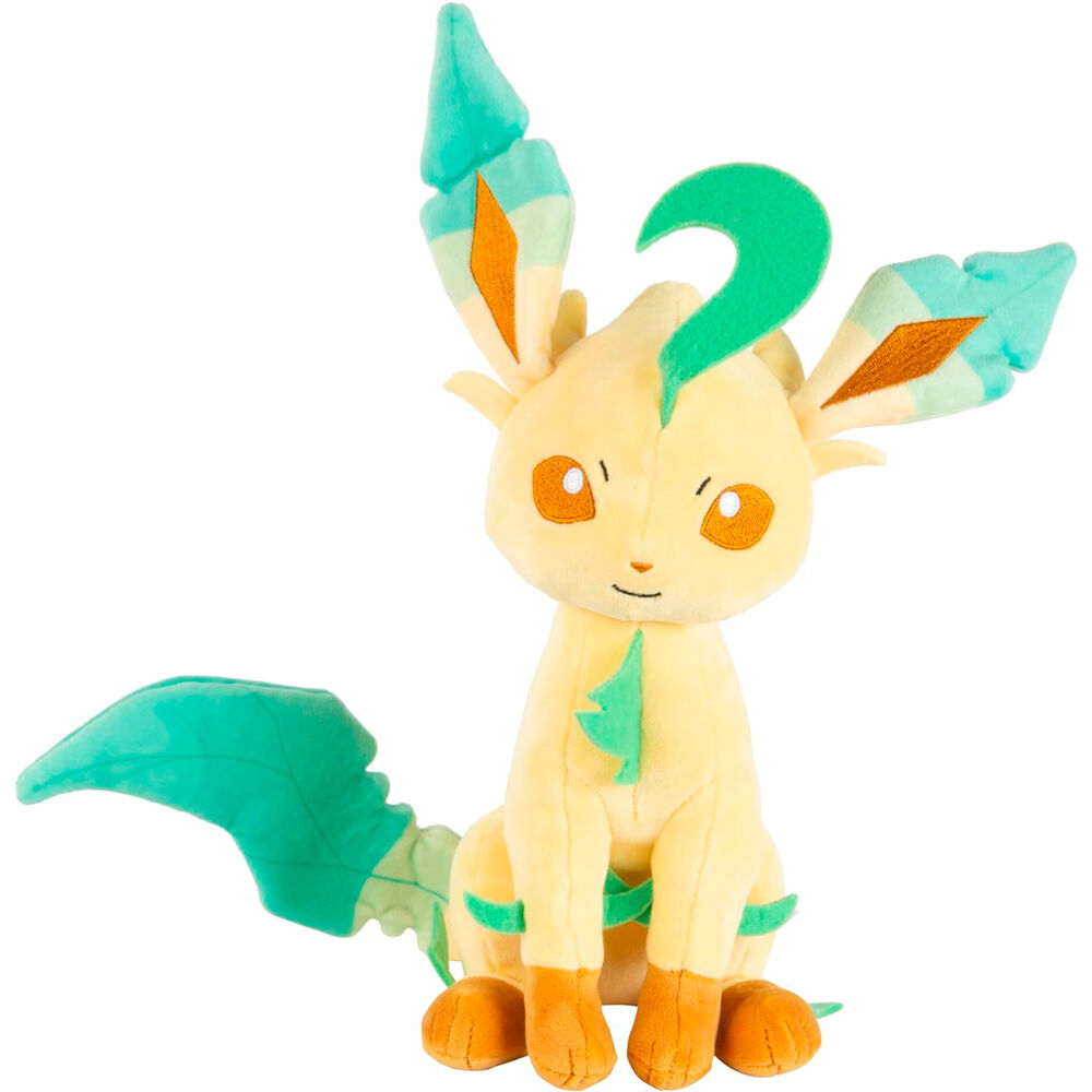 Peluche Pokémon Leafeon de Jazwares de 23 cm