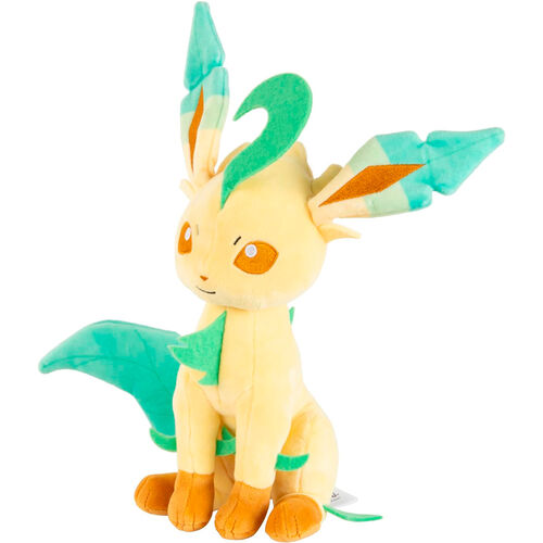 Peluche Pokémon Leafeon de Jazwares de 23 cm