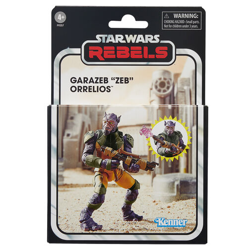 Figura de Garazeb Zeb Orrelios de Star Wars Rebels de Hasbro, 9,5 cm