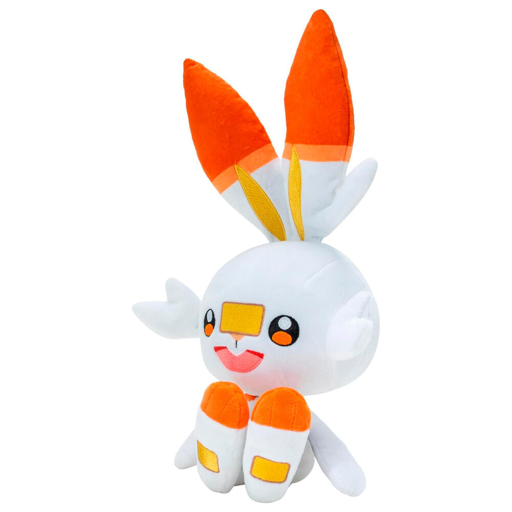 Peluche Pokémon Scorbunny de Jazwares de 30 cm