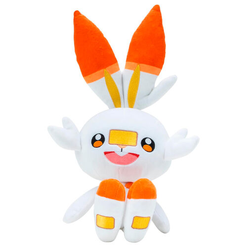 Peluche Pokémon Scorbunny de Jazwares de 30 cm