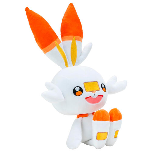Peluche Pokémon Scorbunny de Jazwares de 30 cm