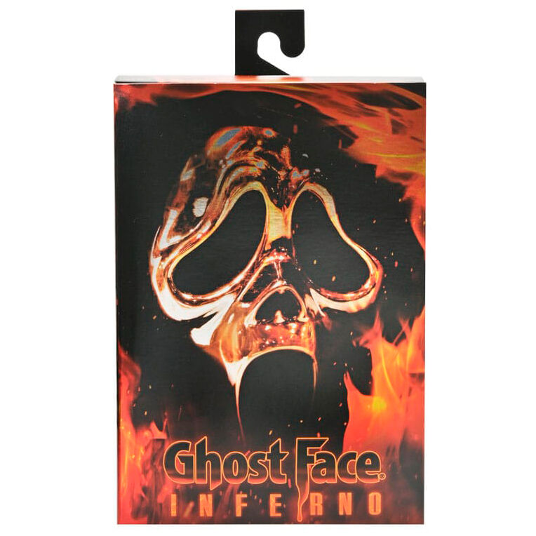 Figura Neca Scream Ghost Face Inferno Ultimate de 18 cm
