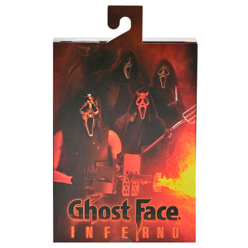 Figura Neca Scream Ghost Face Inferno Ultimate de 18 cm