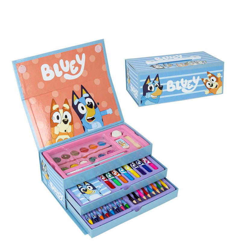 Cerdá Set de papelería para colorear Bluey