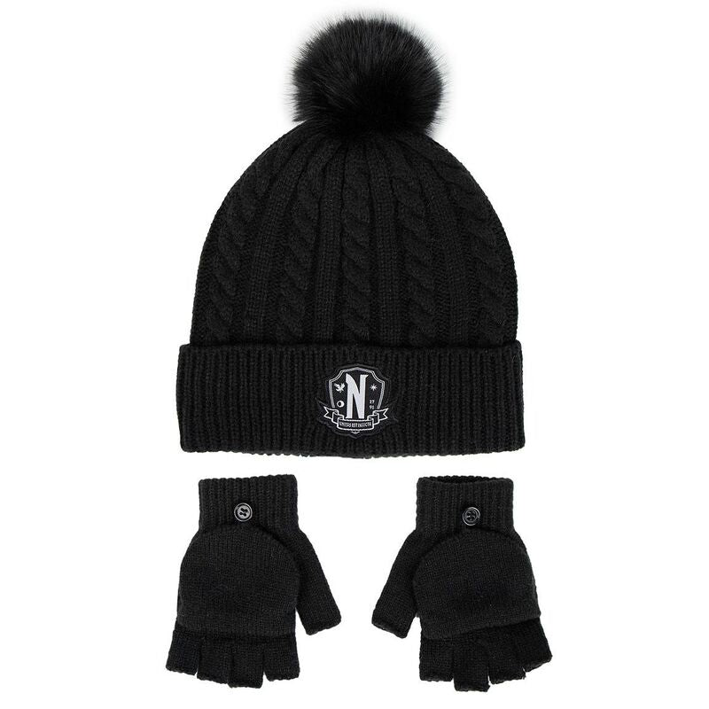 Cerdá Set gorro e luvas wednesday
