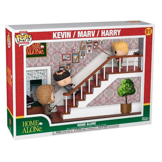 Funko POP! Moment Deluxe Movies Home Alone Kevin/Marv/Harry #01