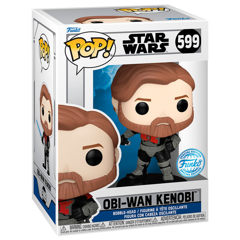 Figura Funko POP! de Star Wars: Obi-Wan Kenobi, exclusiva n.° 599