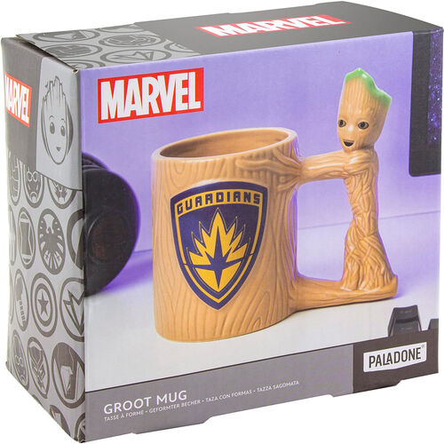 Taza 3D de Groot de Guardianes de la Galaxia de Marvel de Paladone