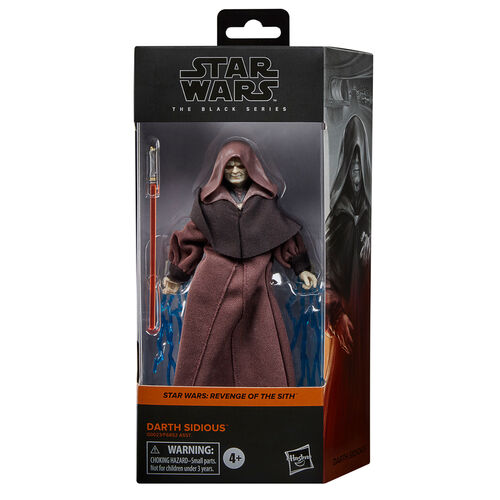 Figura de Darth Sidious de Hasbro Star Wars La venganza de los Sith de 15 cm