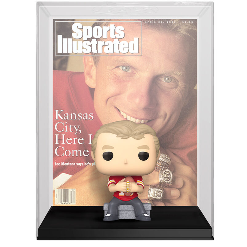 Portada de Funko Pop! de Sports Illustrated Joe Montana #03