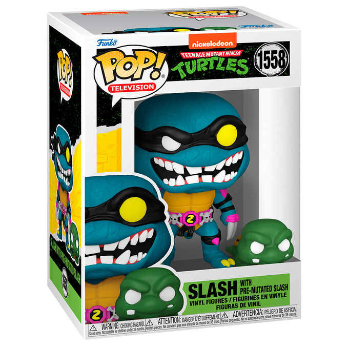 Funko POP! Tortugas Ninja Adolescentes Mutantes Slash y Slash Premutado #1558