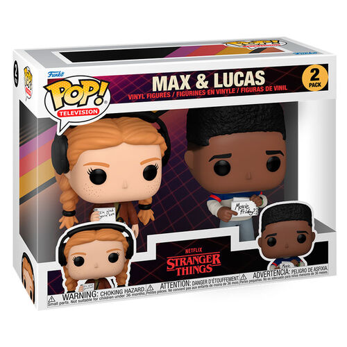 Pack de 2 figuras Funko POP! de Stranger Things: Max y Lucas