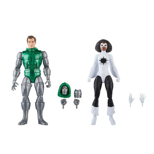 Figura de Hasbro Marvel Avengers Beyond Earths Mightiest Captain Marvel vs Doctor Doom de 15 cm