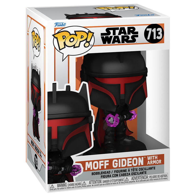 Figura Funko POP! de Star Wars: El Mandaloriano, Moff Gideon con armadura n.° 713