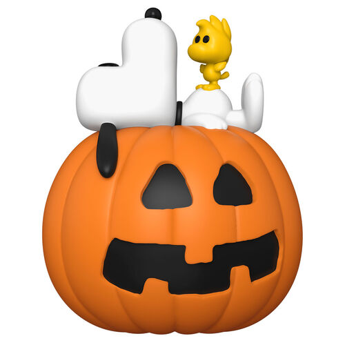 Funko POP! Deluxe de Peanuts, Snoopy y Woodstock con calabaza n.° 1589