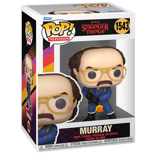 Figura Funko POP! de la serie Stranger Things, Murray n.° 1543