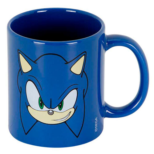 Taza con la cara de Sonic the Hedgehog de KaracterMania