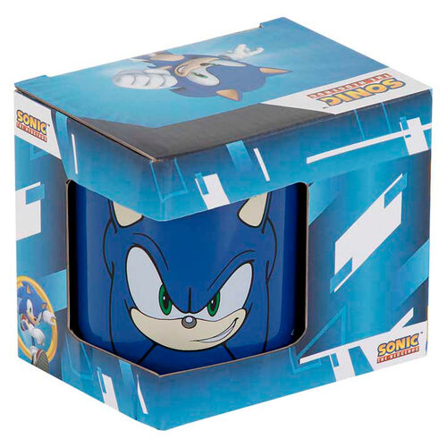 Taza con la cara de Sonic the Hedgehog de KaracterMania