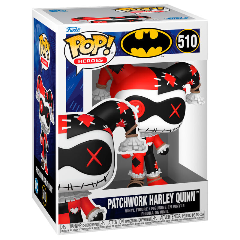 Figura Funko Pop! DC Batman Patchwork Harley Quinn n.° 510