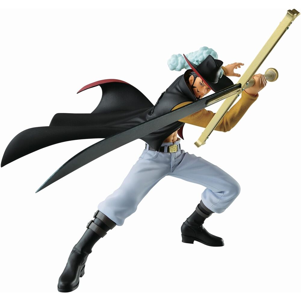 Figura Banpresto Dracule Mihawk Battle Record de One Piece de 13 cm