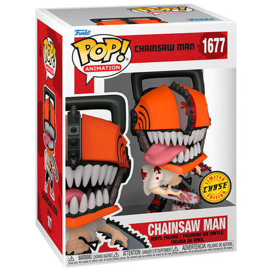 Figura de animación Funko Pop! El Hombre de la Motosierra #1677 CHASE