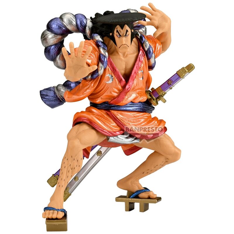 Banpresto Figure Kozuki Oden Battle Record One Piece 17cm