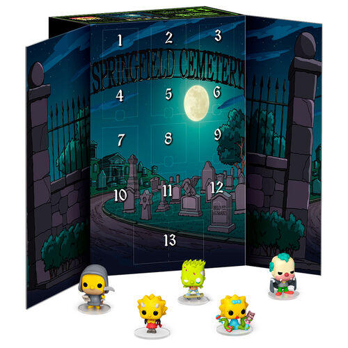 Calendario de cuenta regresiva de 13 días de Funko Pocket POP! de Los Simpson: La Casa-Árbol del Terror 2024