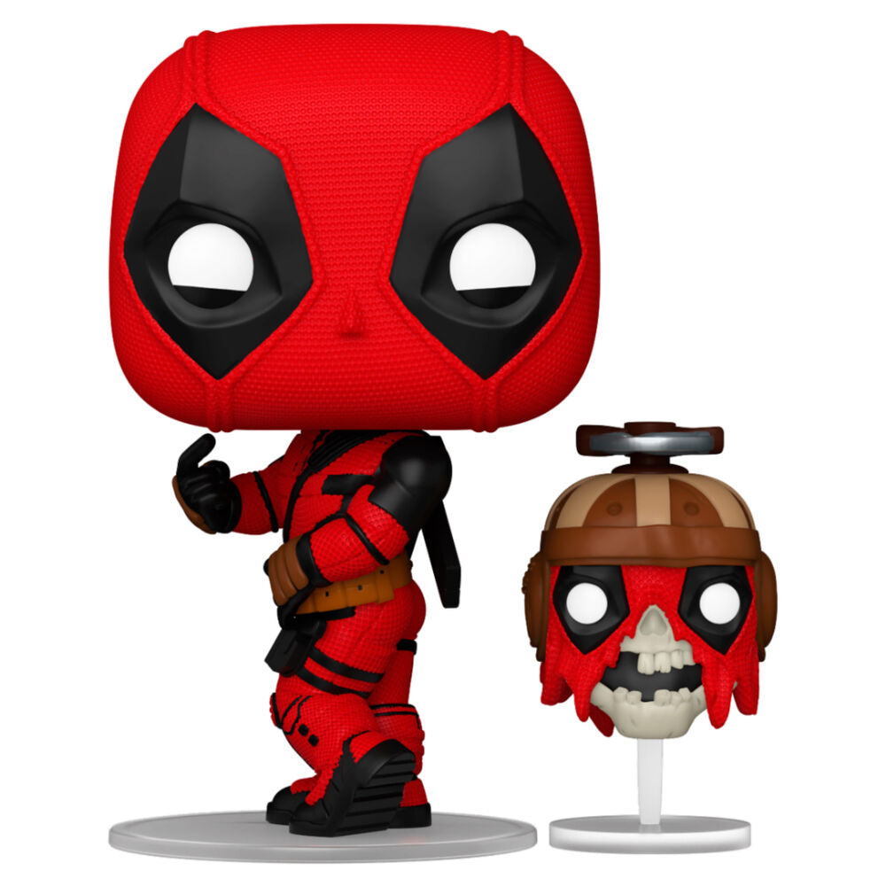 Figuras Funko Pop! de Deadpool y Lobezno de Marvel con Headpool n.° 1400