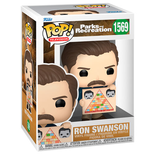 *PRESERVA* Funko POP! Parques y Recreación Ron Swanson #1569