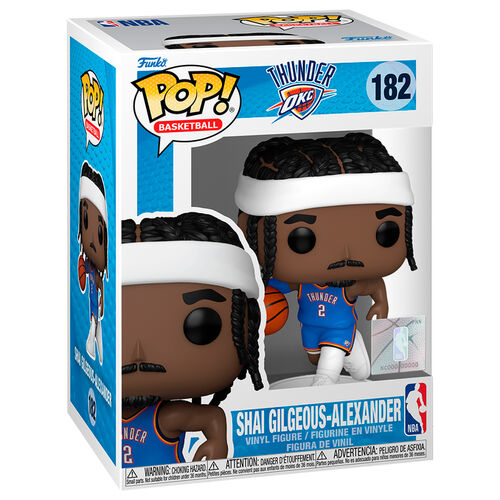 Figura de baloncesto Funko POP! de Shai Gilgeous-Alexander, Oklahoma City Thunder, n.° 182