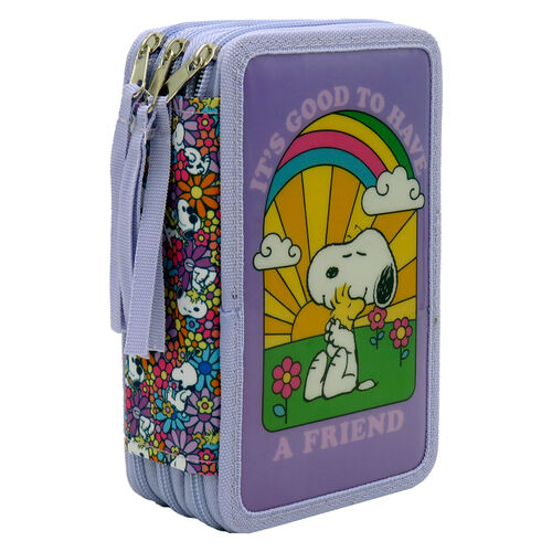 Estuche triple para lápices Snoopy de CYP Brands
