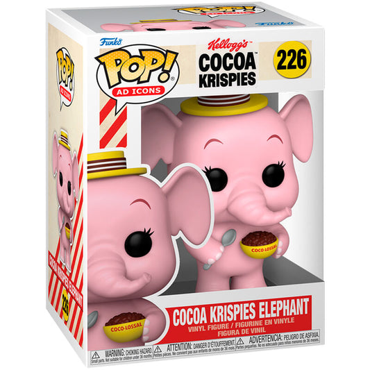 Funko POP! Íconos publicitarios de Kellogg's Cocoa Krispies: Elefante Cocoa Krispies n.° 226