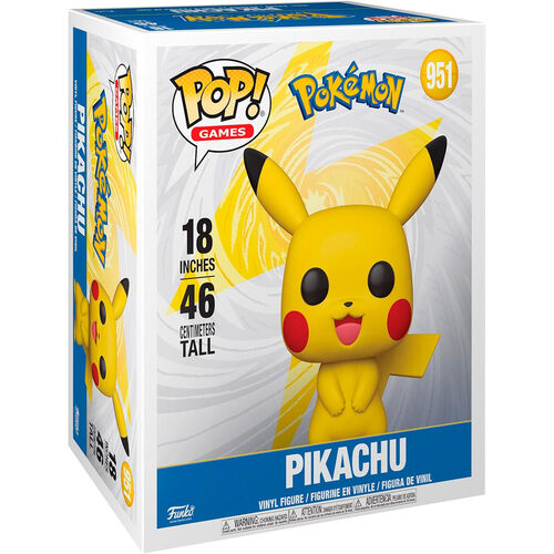 Figura Funko Pop! de Pokémon Pikachu de 45 cm n.° 951